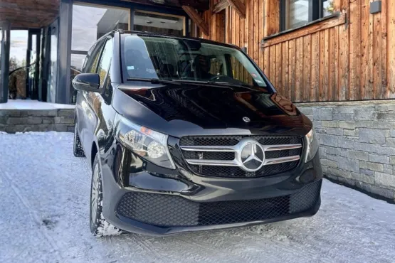 navette vers hotels en vtc avoriaz et morzine van mercedes